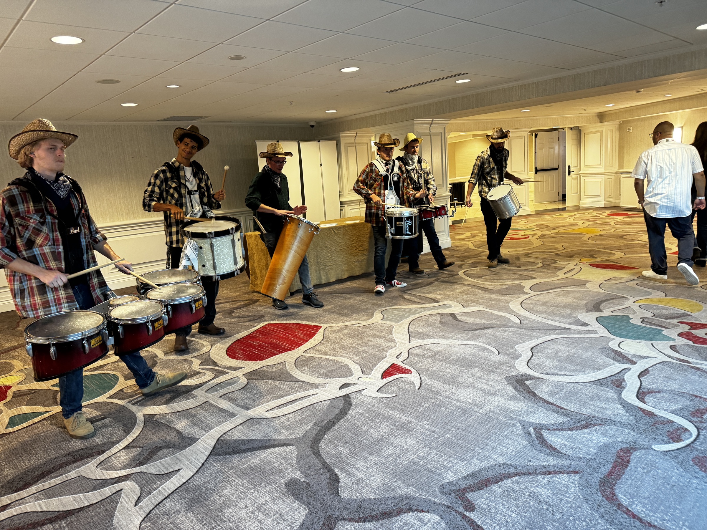 Hot Stickin' Country Drumline featuring Live Drums|Country Percussion|Acoustic Drums|Nashville Character